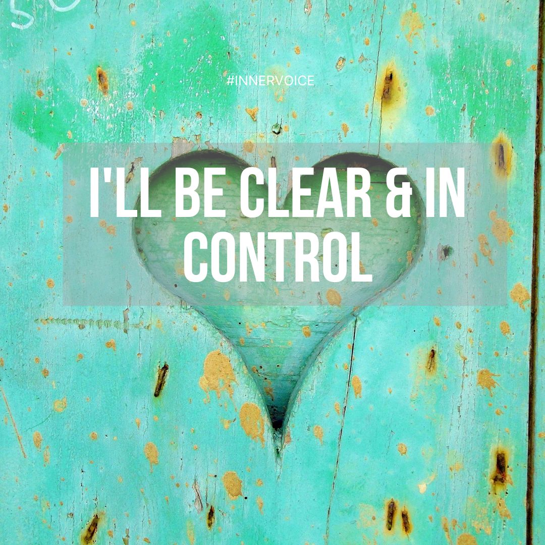 I'll be in control